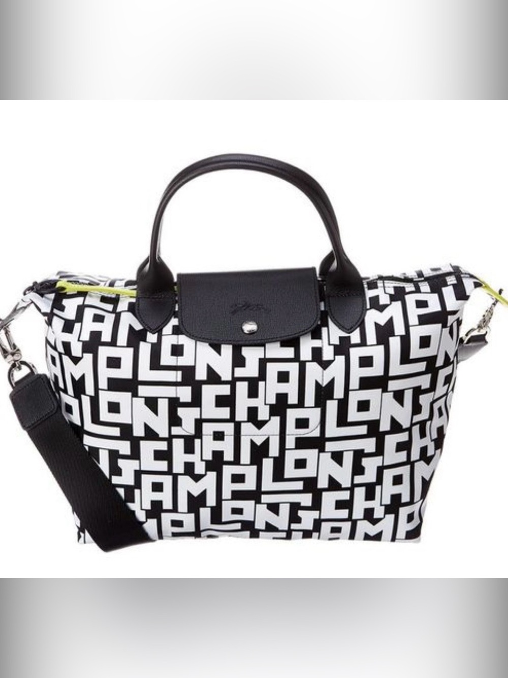 LONGCHAMP ✨ LE PLIAGE LPG Medium Logo Tote | shoulder strap NOT included